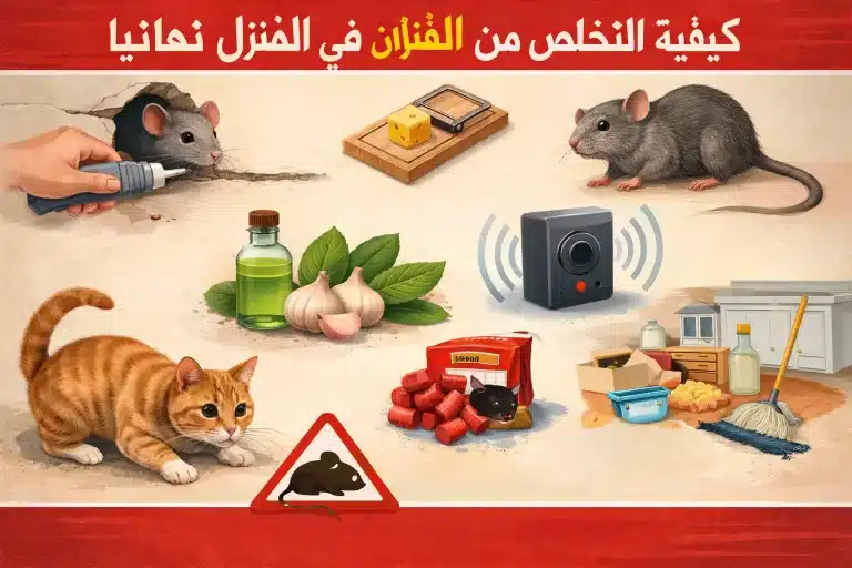 كيفية التخلص من الفئران في المنزل نهائيا