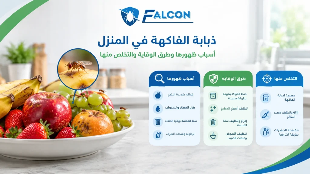 ذبابة الفاكهة في المنزل: أسباب ظهورها وطرق الوقاية والتخلص منها